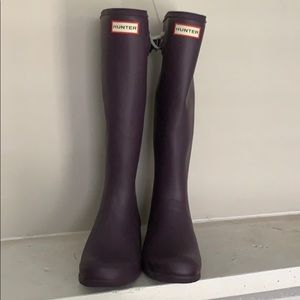 Hunter rain boots Sz 8